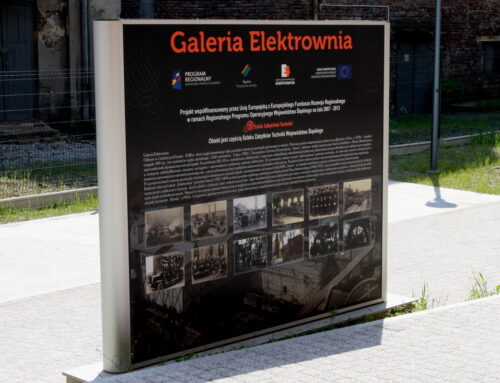 Centrum Saturna – reklama dla muzeum Stara Elektrownia